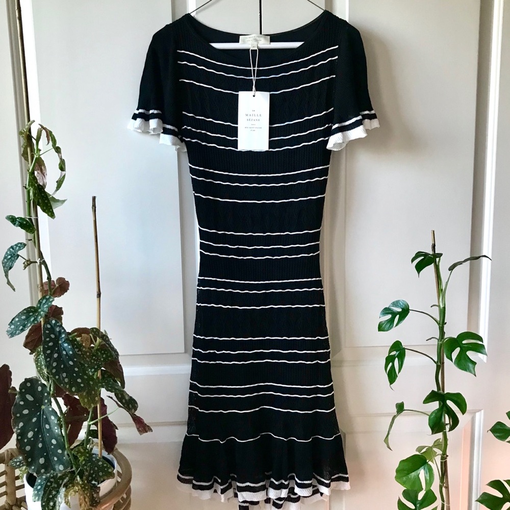 BRAND NEW Sezane Brunella Dress NWT - Picture 5 of 7